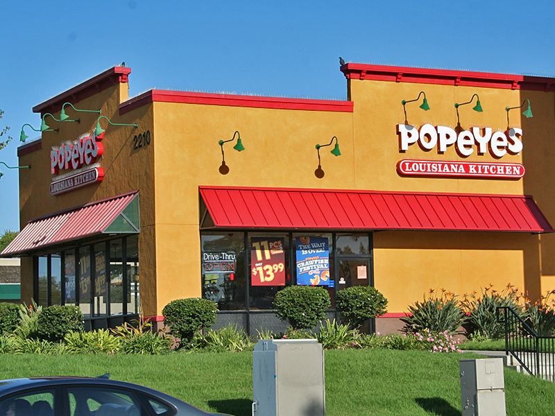 Popeyes NNN triple net single tenant investment property S&P investment grade credit